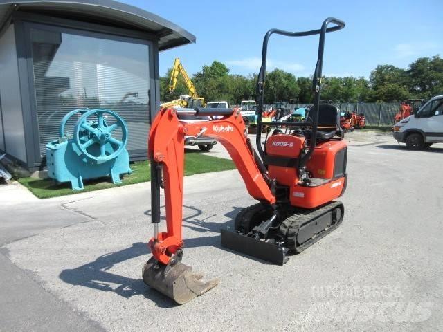 Kubota K 008-5 Mini ekskavatörler, 7 tona dek