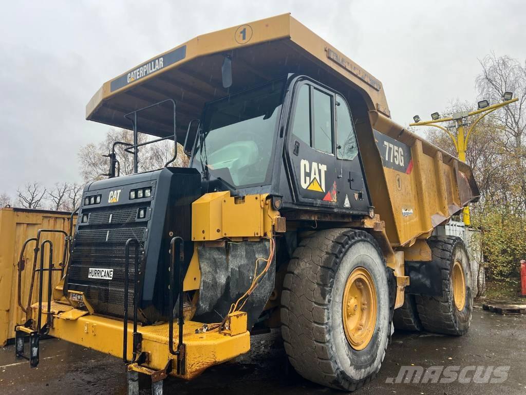CAT 775 G Belden kirma kaya kamyonu