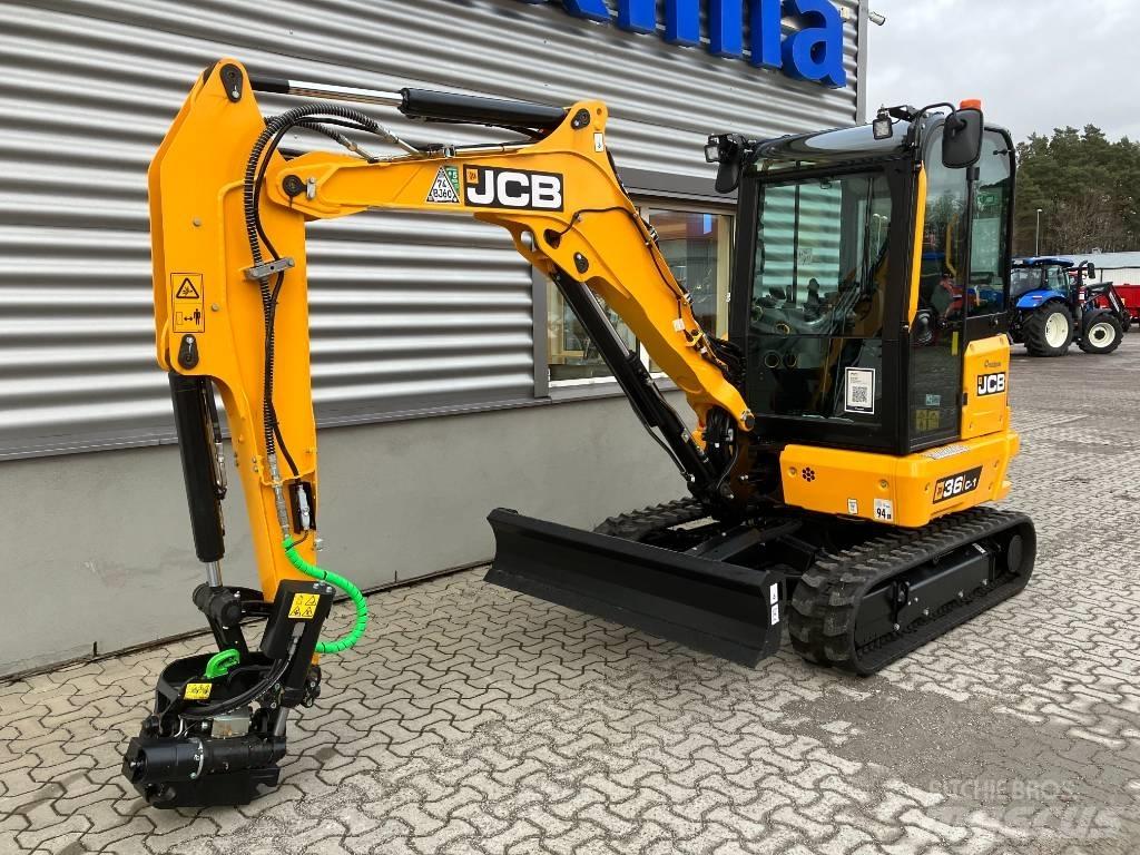 JCB 36 C-1 Mini ekskavatörler, 7 tona dek