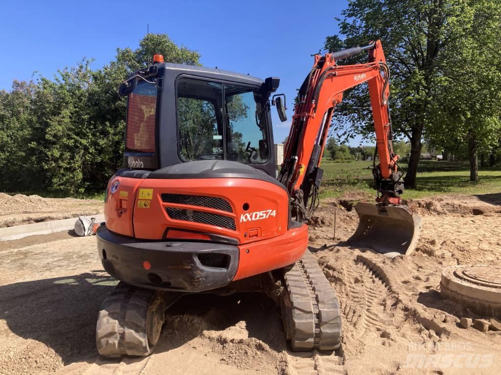Kubota KX 057-4 Mini ekskavatörler, 7 tona dek