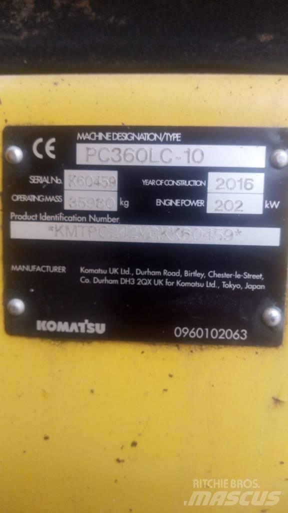 Komatsu PC 360 LC-10 Paletli ekskavatörler