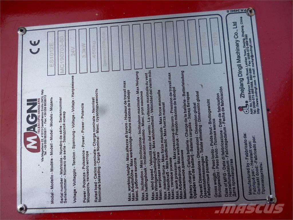 Magni ES1012E Makasli platformlar