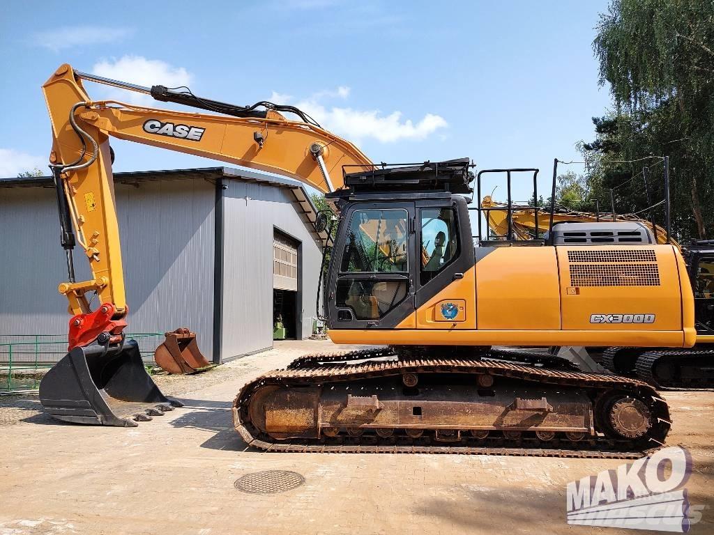 CASE CX 300 D Paletli ekskavatörler