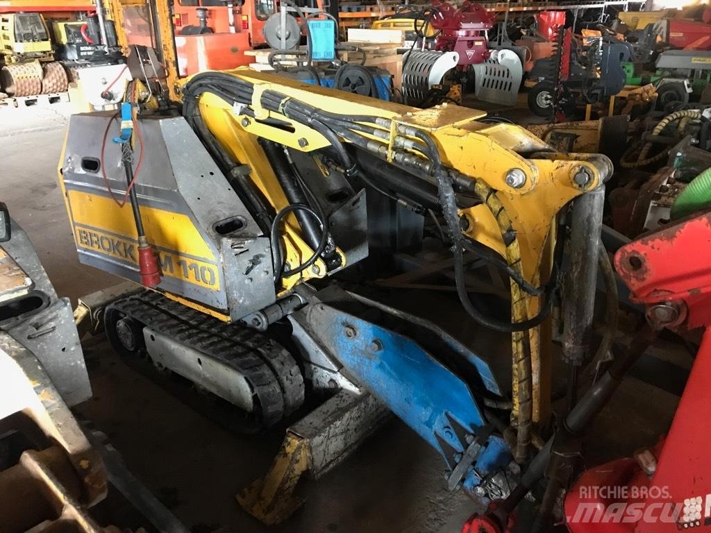 Brokk BM110E Mini ekskavatörler, 7 tona dek