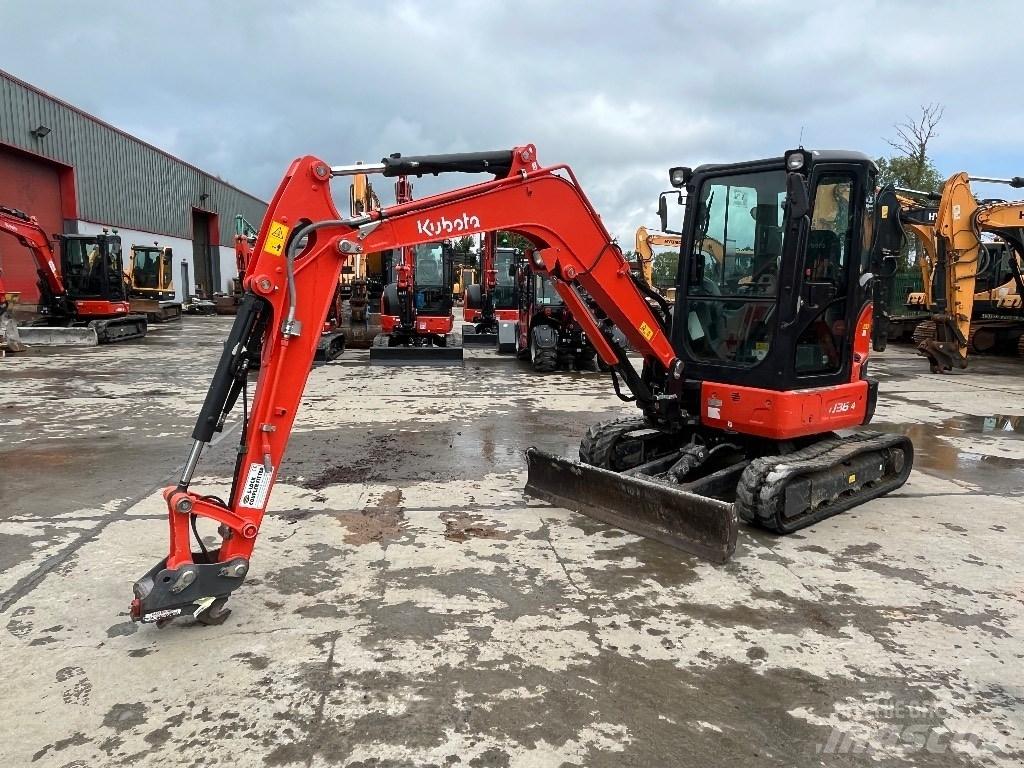 Kubota U 36-4 Mini ekskavatörler, 7 tona dek