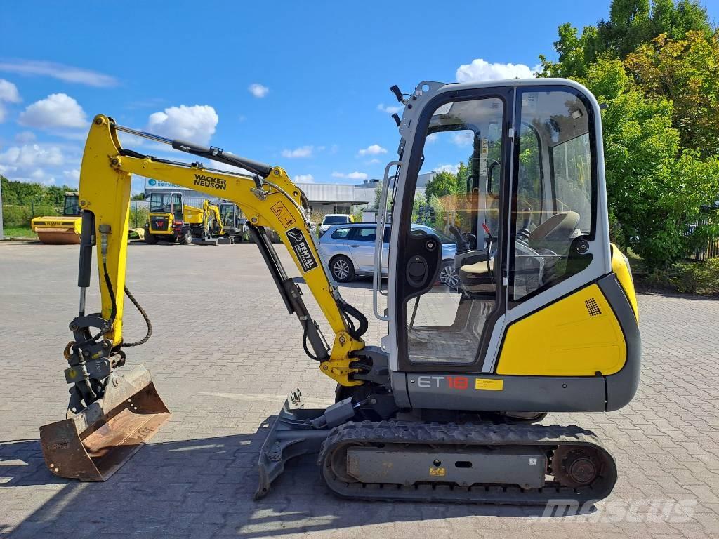 Wacker Neuson ET18 Paletli ekskavatörler