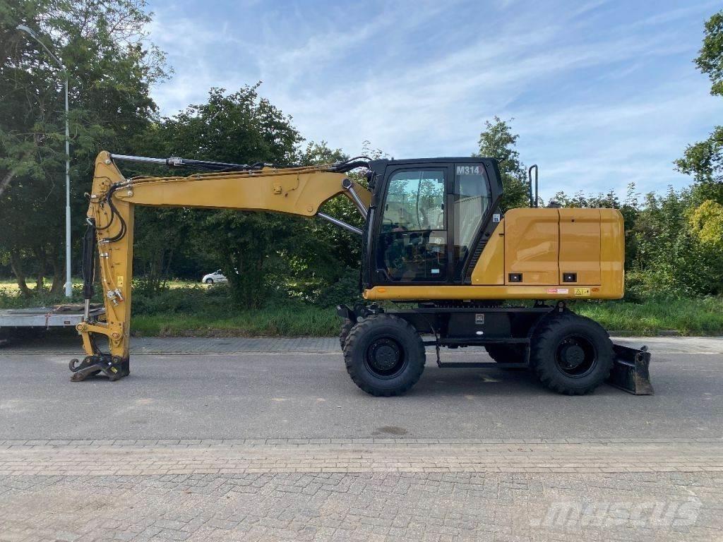 CAT 314 Next gen Lastik tekerli ekskavatörler