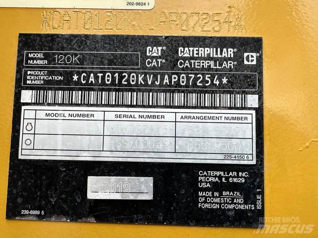 CAT 120K Greyderler