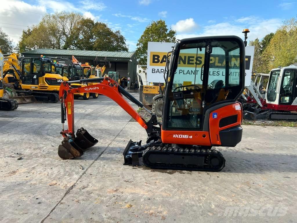 Kubota KX 016-4 Mini ekskavatörler, 7 tona dek