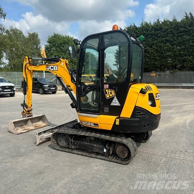 JCB 8026 Mini ekskavatörler, 7 tona dek