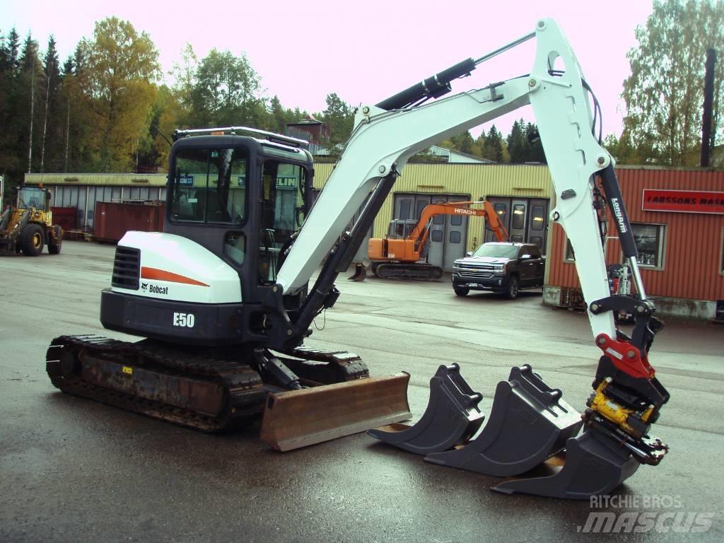 Bobcat E 50 Mini ekskavatörler, 7 tona dek