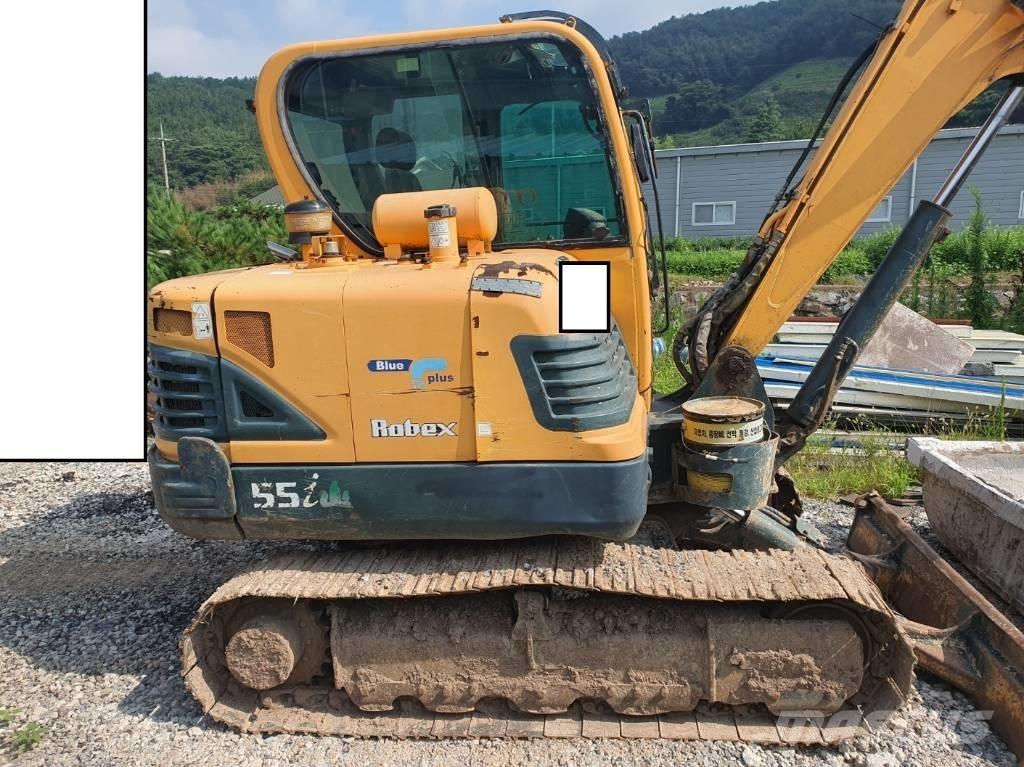 Hyundai Robex 55 Mini ekskavatörler, 7 tona dek