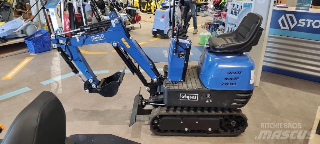  Scheppach Exc815 Mini ekskavatörler, 7 tona dek