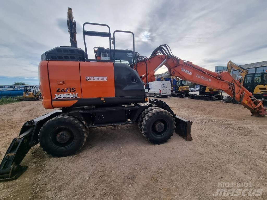 Hitachi ZX145W Lastik tekerli ekskavatörler