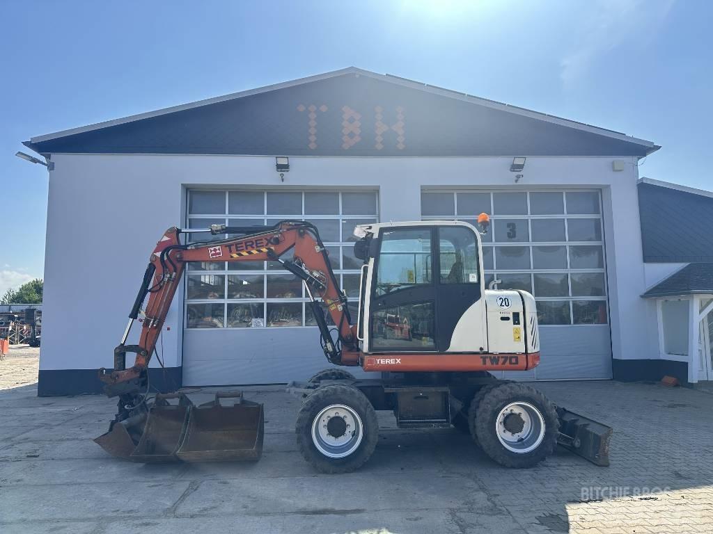 Terex TW 70 Lastik tekerli ekskavatörler