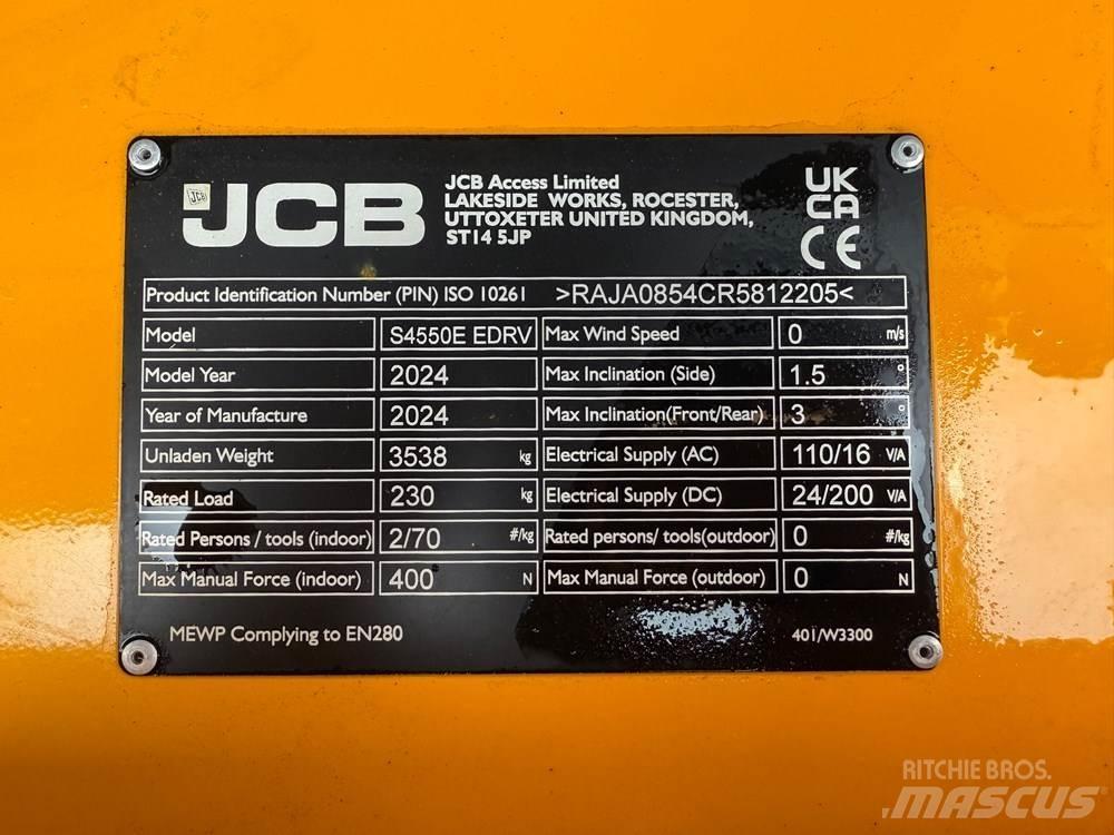 JCB S4550E Makasli platformlar