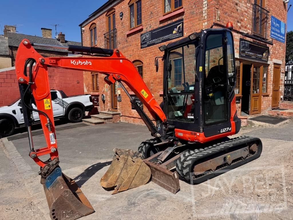 Kubota U 27-4 Mini ekskavatörler, 7 tona dek