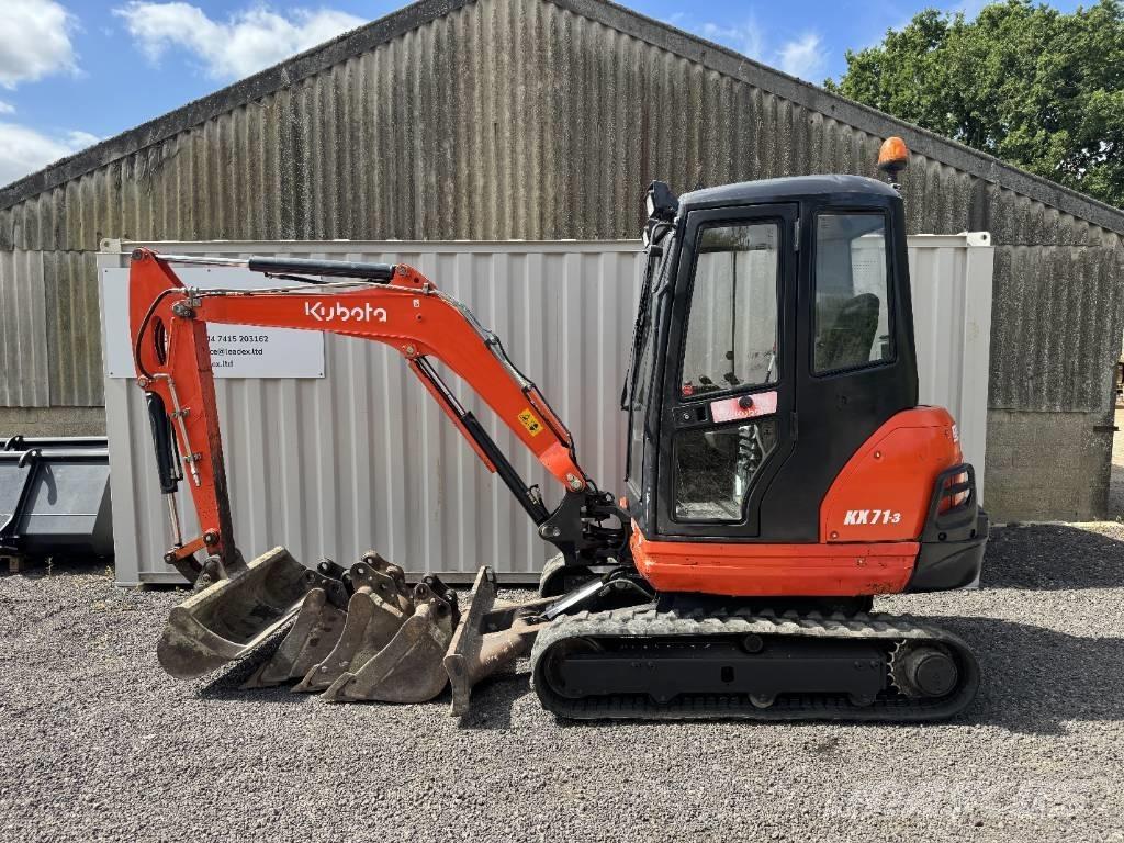 Kubota KX 71-3 Mini ekskavatörler, 7 tona dek