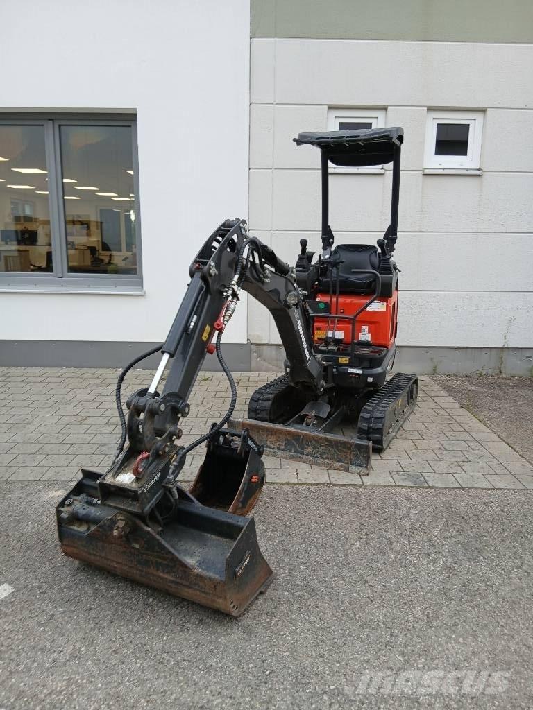 Eurocomach 12 ZT Mini ekskavatörler, 7 tona dek