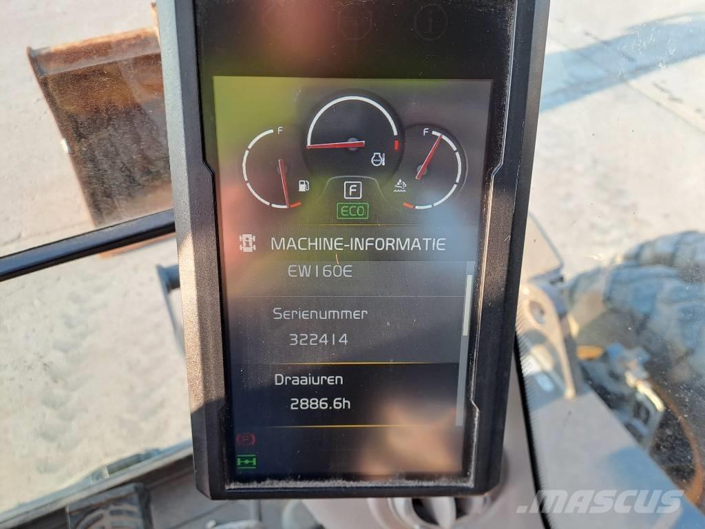 Volvo EW160E Lastik tekerli ekskavatörler