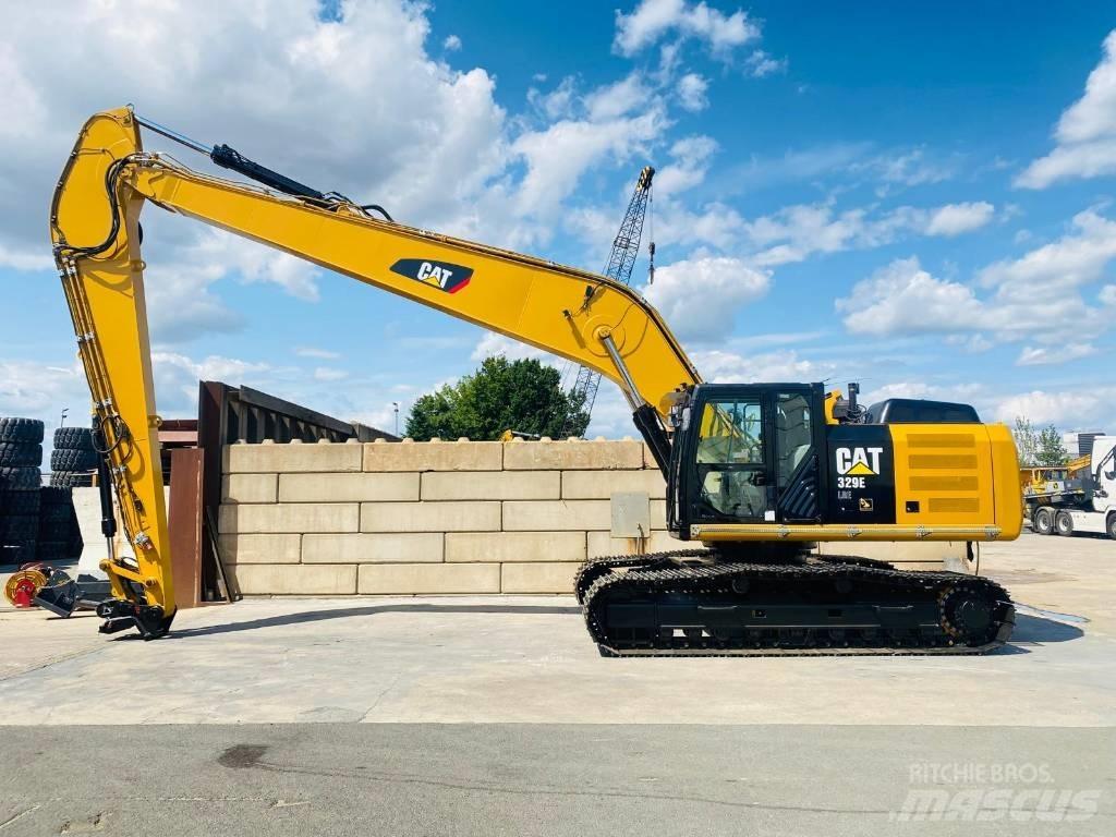 CAT 329e lre Uzun bomlu ekskavatörler