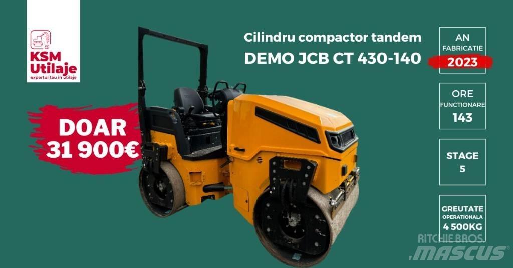JCB CT430-140 Çift tamburlu silindirler