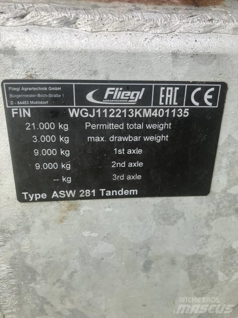 Fliegl asw 281 Diger römorklar
