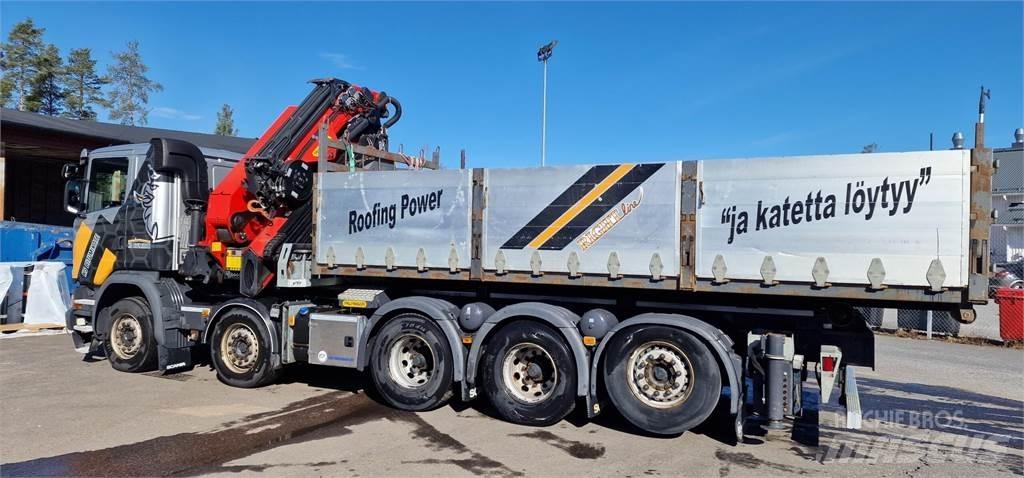 Scania G410 Araç üzeri vinçler