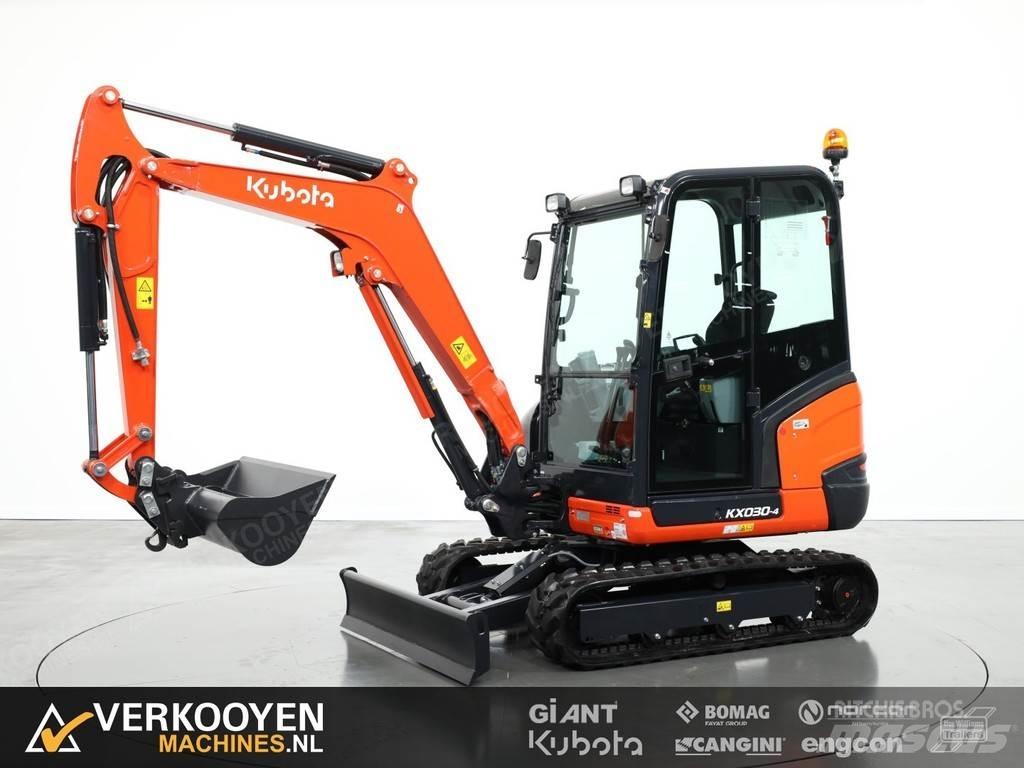 Kubota KX030-4 Mini ekskavatörler, 7 tona dek