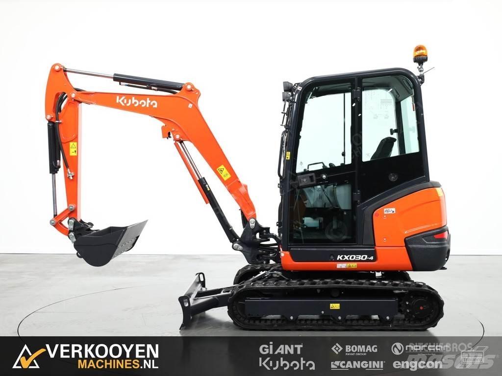 Kubota KX030-4 Mini ekskavatörler, 7 tona dek