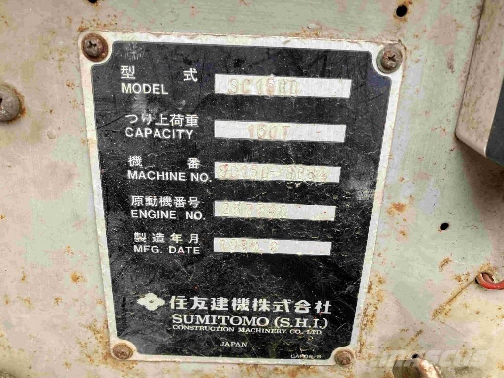 Sumitomo SC1500 Paletli vinçler