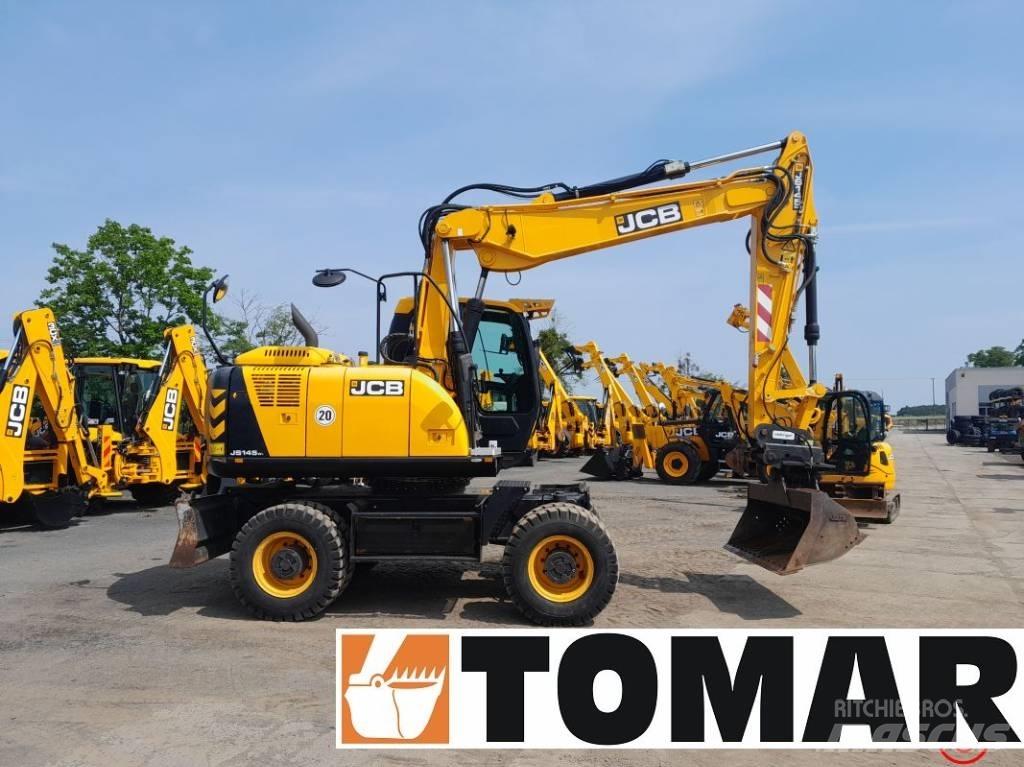 JCB JS 145 W Lastik tekerli ekskavatörler