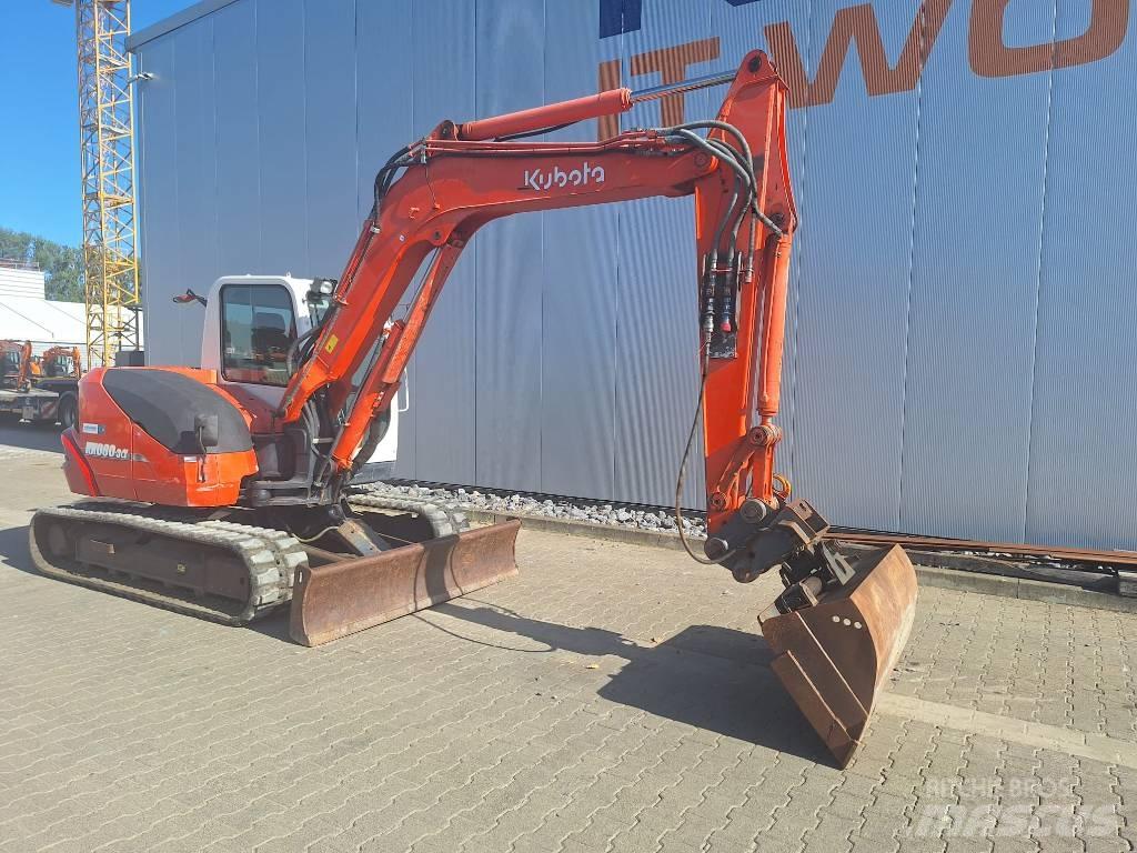 Kubota KX 080-3 Mini ekskavatörler, 7 tona dek