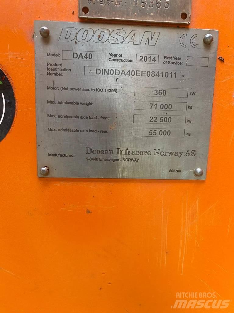 Doosan DA 40 Belden kirma kaya kamyonu