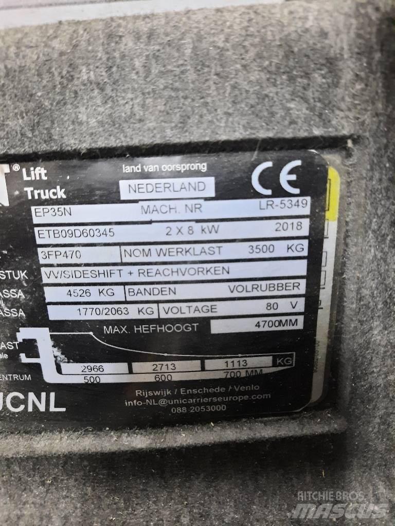 CAT EP35N Elektrikli forkliftler