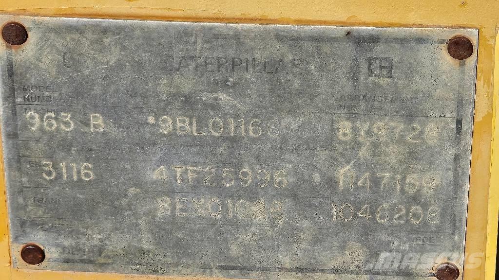 CAT 963 B Paletli yükleyiciler