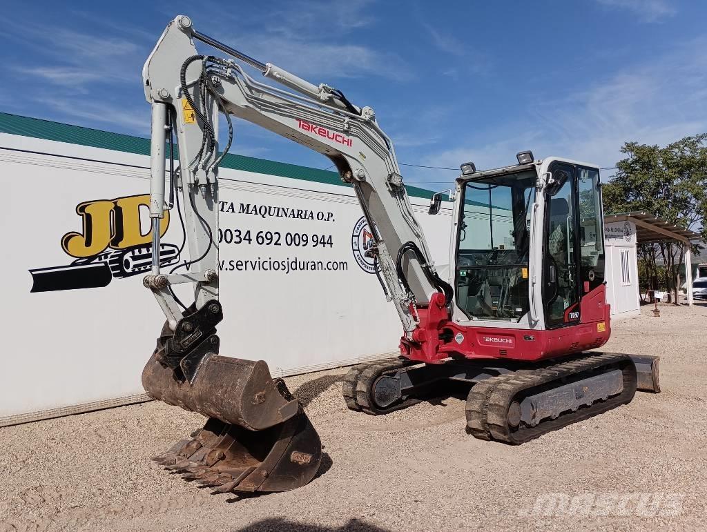 Takeuchi TB 260 Mini ekskavatörler, 7 tona dek