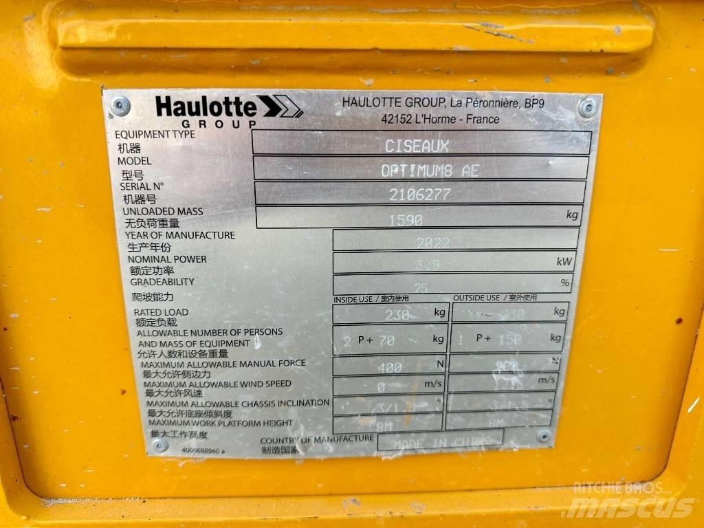 Haulotte OPTIMUM 8 Makasli platformlar