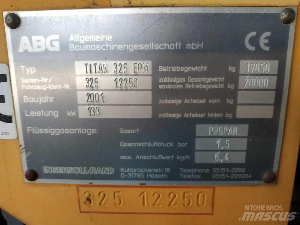 ABG Titan 325 EPM Asfalt sericiler
