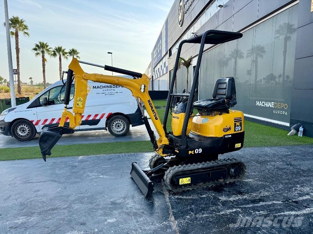 Komatsu PC 09-1 Mini ekskavatörler, 7 tona dek
