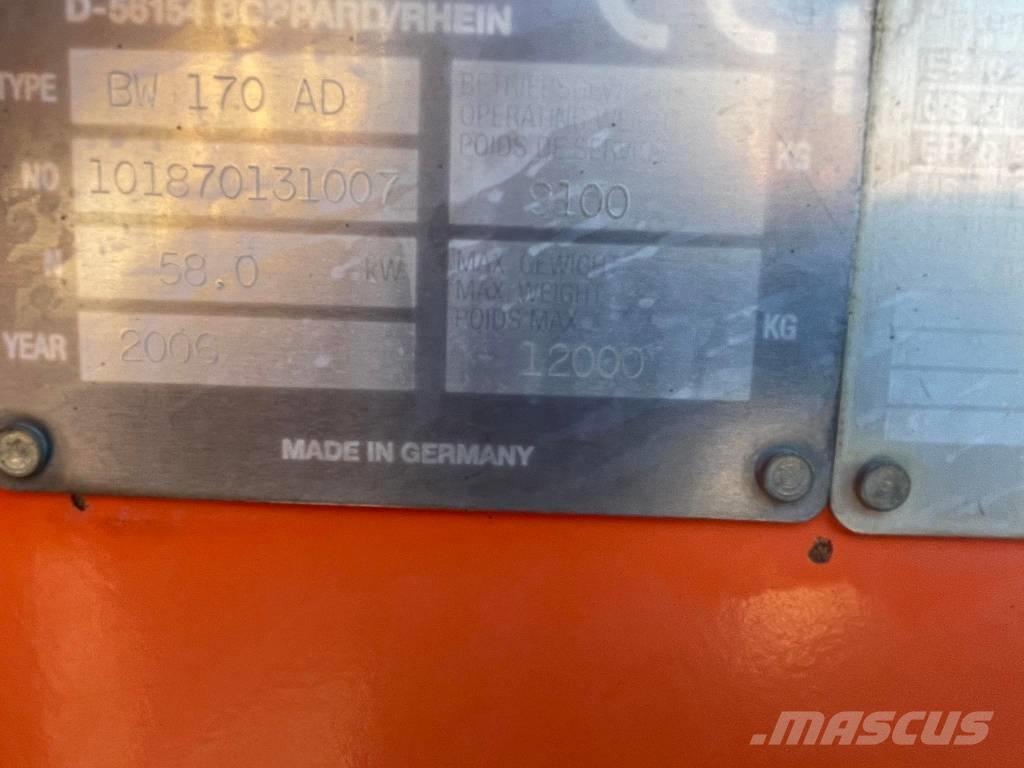 Bomag BW 170 AD Çift tamburlu silindirler