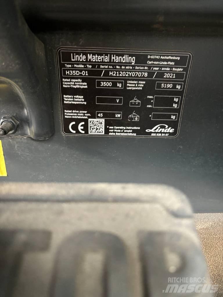 Linde H35D/1202 Dizel forkliftler
