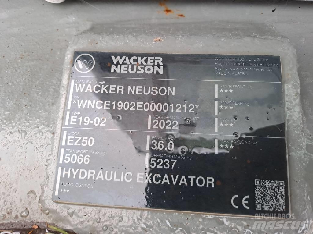 Wacker Neuson EZ50 Paletli ekskavatörler