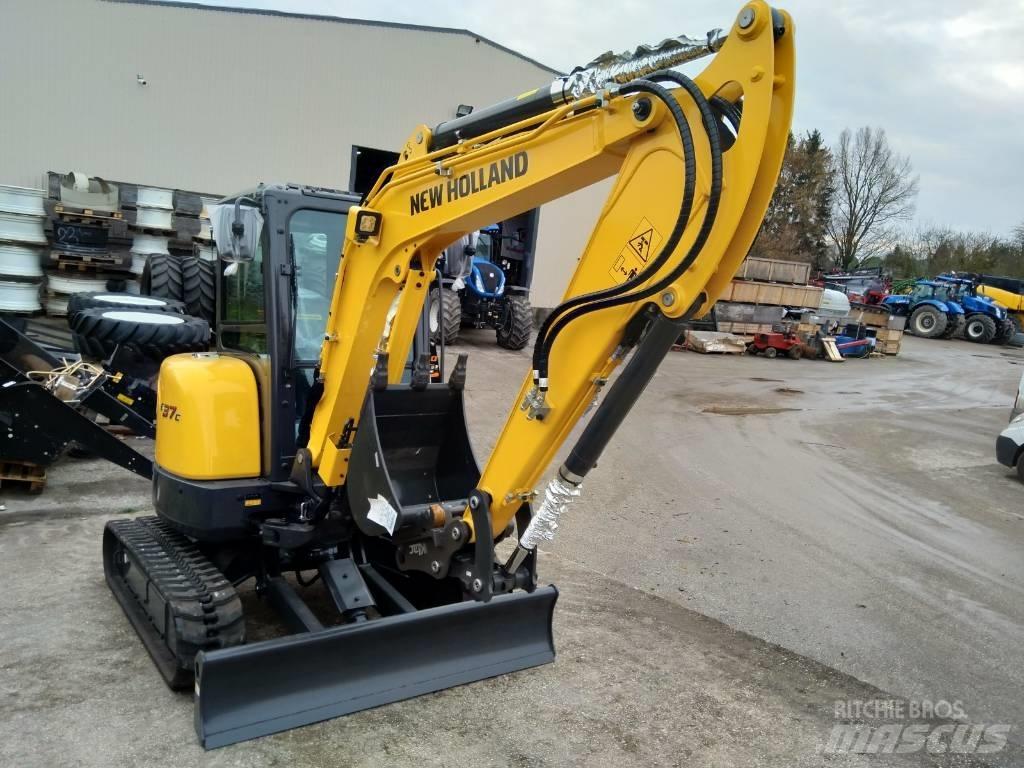 New Holland E37C Mini ekskavatörler, 7 tona dek