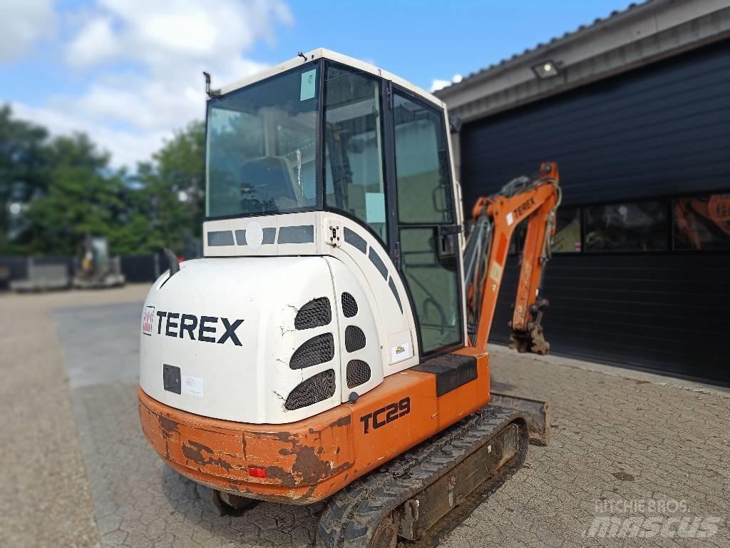 Terex TC 29 Mini ekskavatörler, 7 tona dek