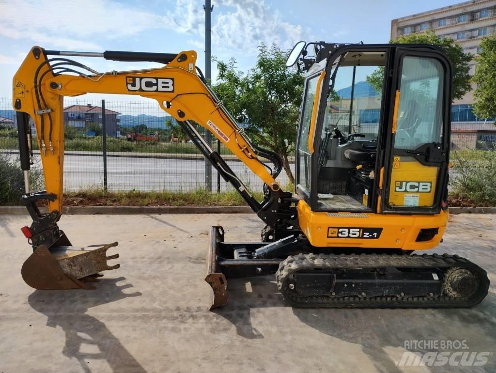 JCB 35 Z-1 Mini ekskavatörler, 7 tona dek