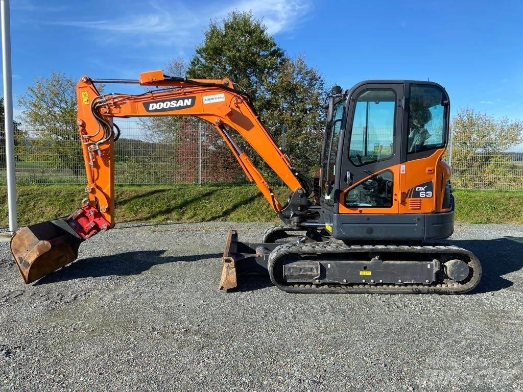 Doosan DX63-3 Paletli ekskavatörler