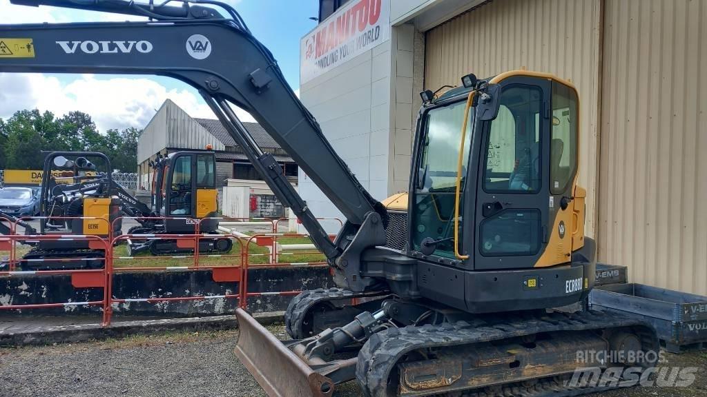 Volvo ECR 88 D Paletli ekskavatörler