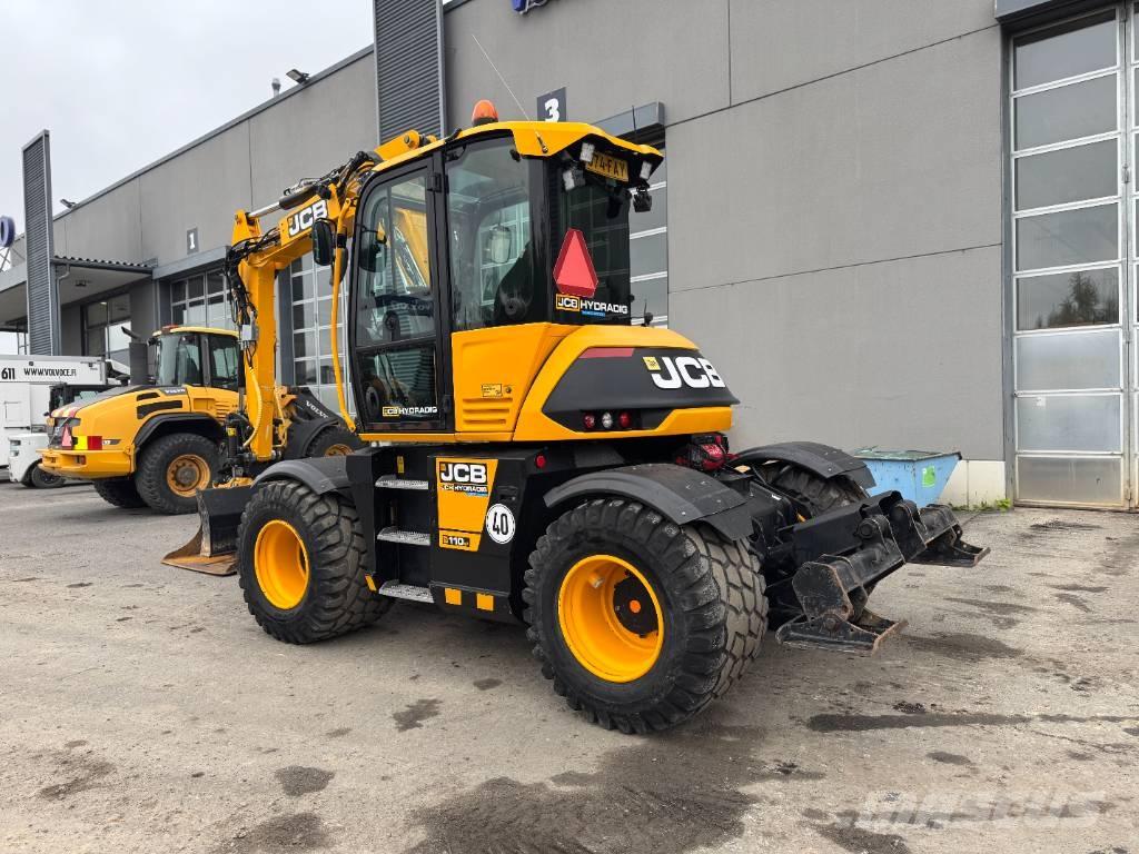 JCB 110 W Hydradig Lastik tekerli ekskavatörler