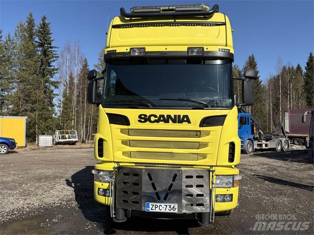 Scania R164G 8*4 Araç üzeri vinçler